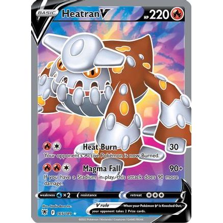 Heatran V (Full Art) 165/189 - SWSH10 Astral Radiance Holofoil