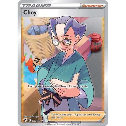 Choy (Full Art) 182/189 - SWSH10 Astral Radiance Holofoil