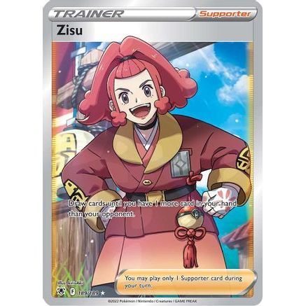 Zisu (Full Art) 189/189 - SWSH10 Astral Radiance Holofoil