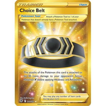 Choice Belt (Secret) 211/189 - SWSH10 Astral Radiance Holofoil