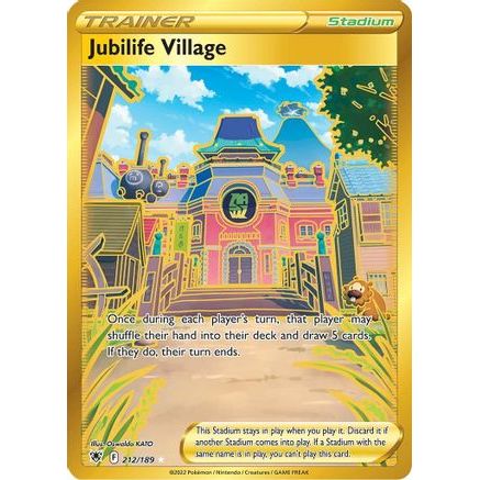 Jubilife Village (Secret) 212/189 - SWSH10 Astral Radiance Holofoil