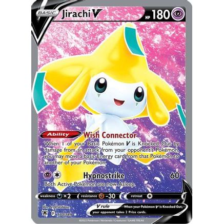 Jirachi V (Full Art) 170/189 - SWSH10 Astral Radiance Holofoil
