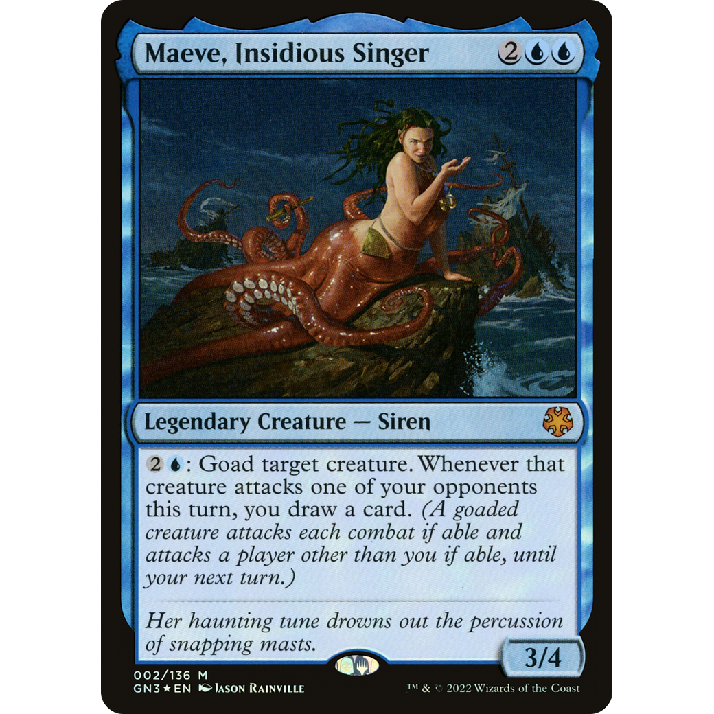 Maeve, Insidious Singer (GN3-002) - Game Night: Free-for-All Foil
