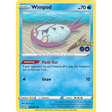 Wimpod 25/78 - Pokemon GO Reverse Holofoil