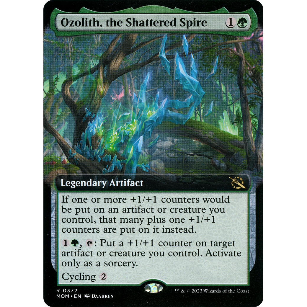 Ozolith, the Shattered Spire (MOM-372) - March of the Machine: (Extended Art)
