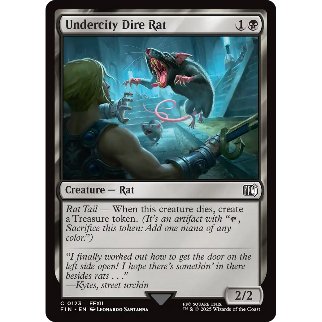 Undercity Dire Rat (FIN-123) - FINAL FANTASY Foil