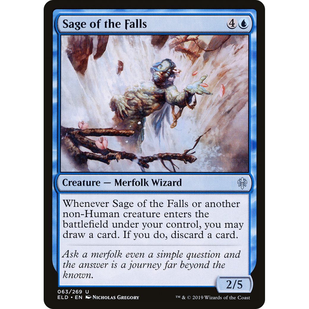 Sage of the Falls (ELD-063) - Throne of Eldraine