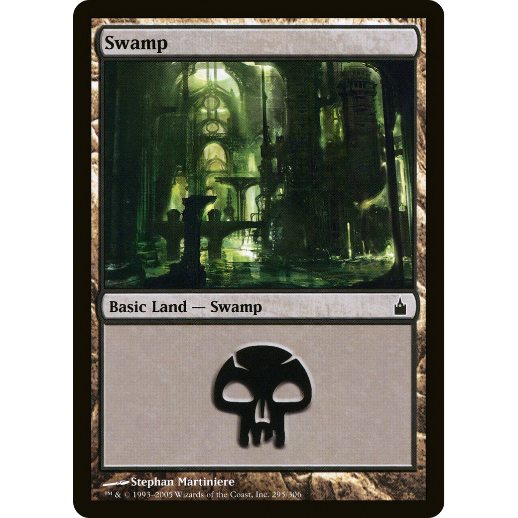 Swamp (295) (RAV-295) - Ravnica: City of Guilds