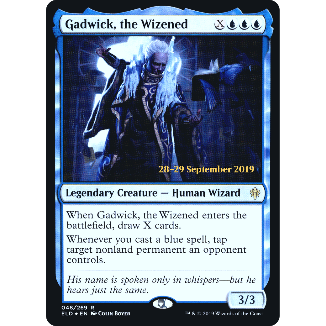 Gadwick, the Wizened (PRE-048) - Throne of Eldraine Promos Foil
