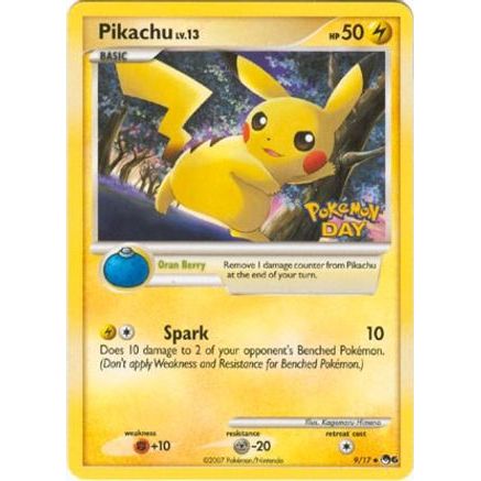 Pikachu (Pokemon Day Stamped) - POP Series 6
