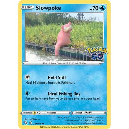 Slowpoke 19/78 - Pokemon GO Reverse Holofoil