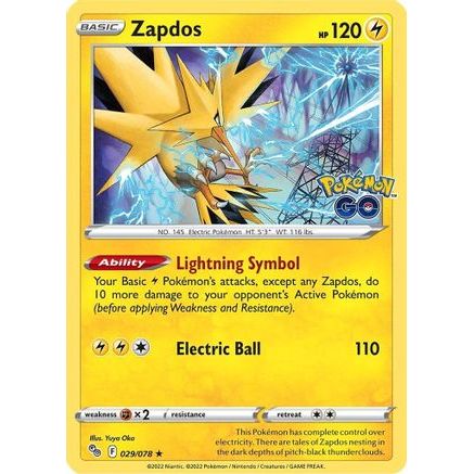 Zapdos 29/78 - Pokemon GO Holofoil