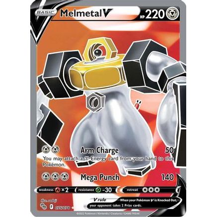 Melmetal V (Full Art) 75/78 - Pokemon GO Holofoil