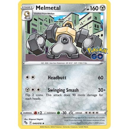 Melmetal 46/78 - Pokemon GO Holofoil