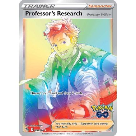 Professor's Research (Secret) 84/78 - Pokemon GO Holofoil
