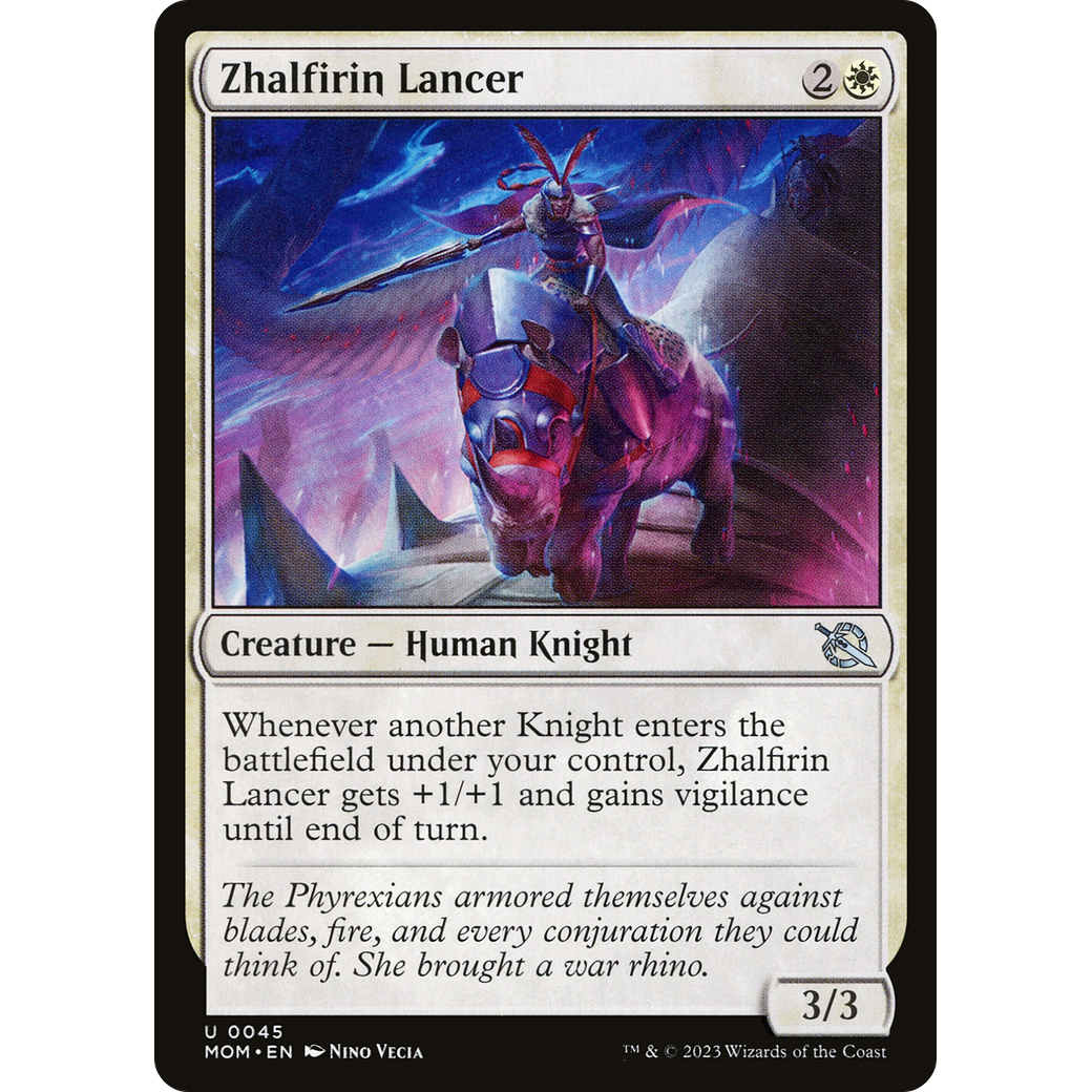 Zhalfirin Lancer (MOM-045) - March of the Machine