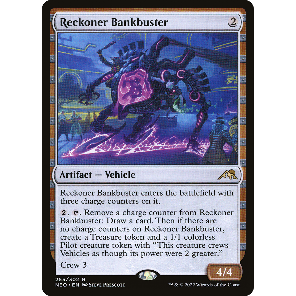 Reckoner Bankbuster (NEO-255) - Kamigawa: Neon Dynasty