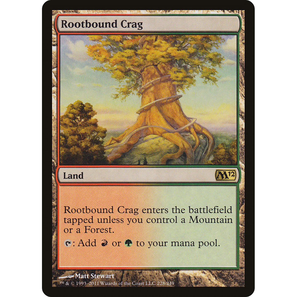 Rootbound Crag (M12-228) - Magic 2012