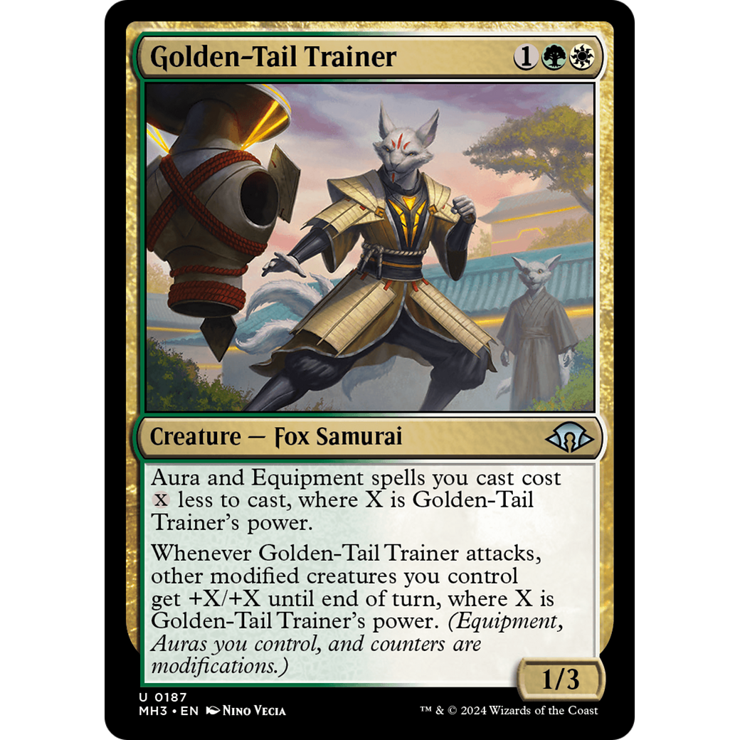 Golden-Tail Trainer (MH3-187) - Modern Horizons 3