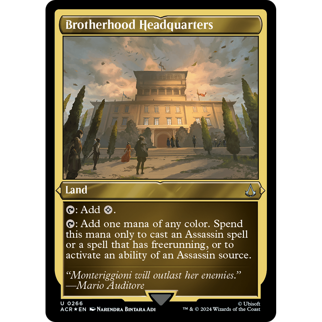Brotherhood Headquarters (ACR-266) - Assassin's Creed Etched Foil