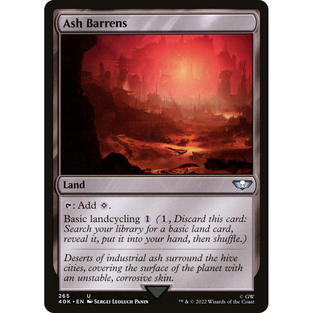 Ash Barrens (40K-265) - Warhammer 40,000 Commander