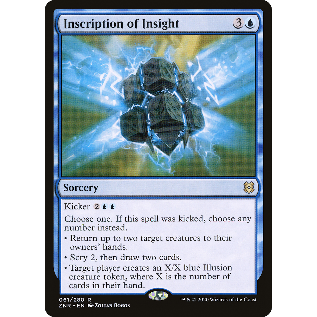 Inscription of Insight (ZNR-061) - Zendikar Rising