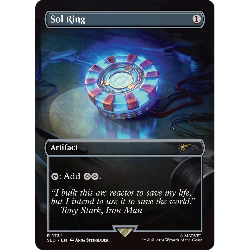 Sol Ring (1734) (SLD-1734) - Secret Lair Drop (Borderless)