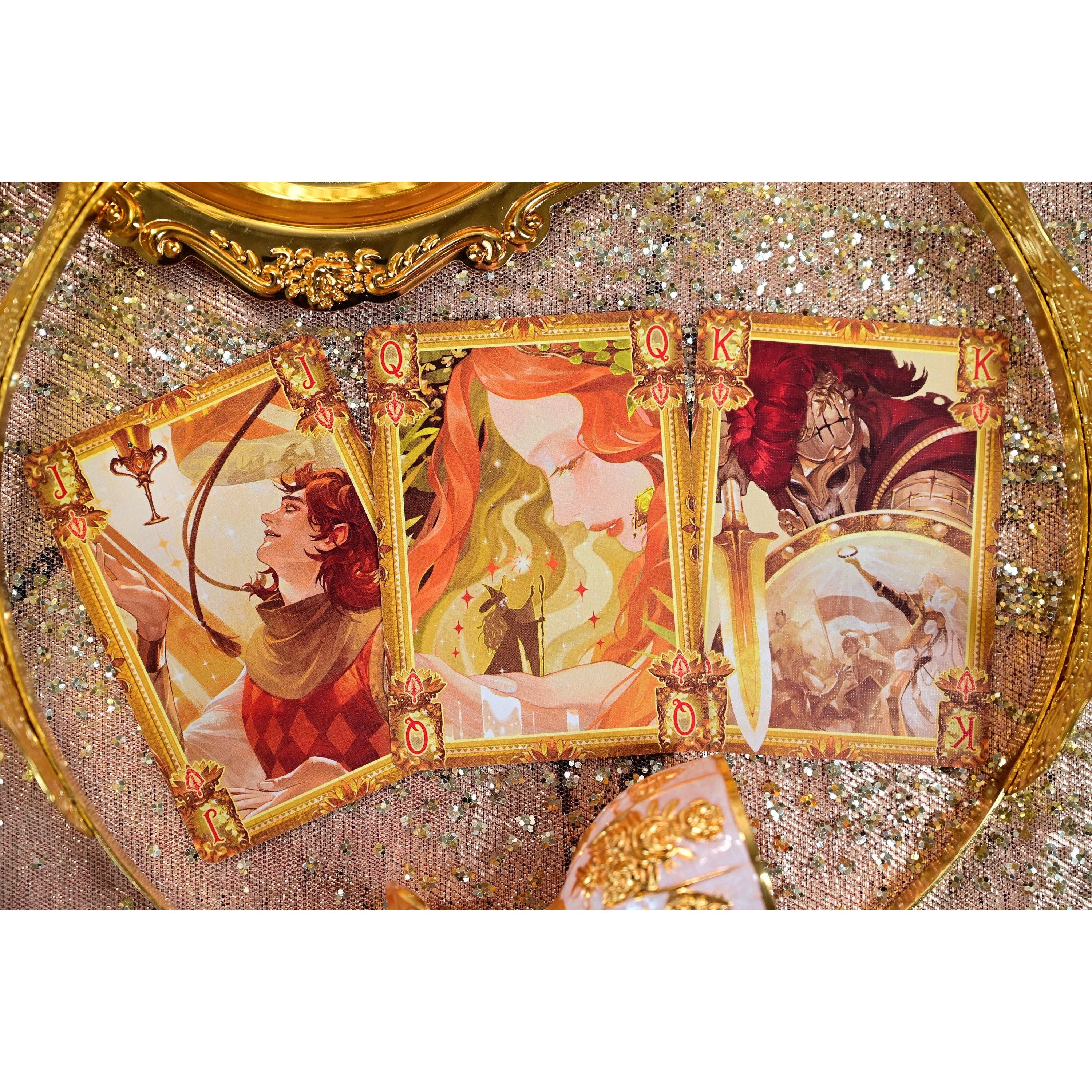 King Arthur Playing Cards V2: Excalibur: Golden Dawn (Standard)