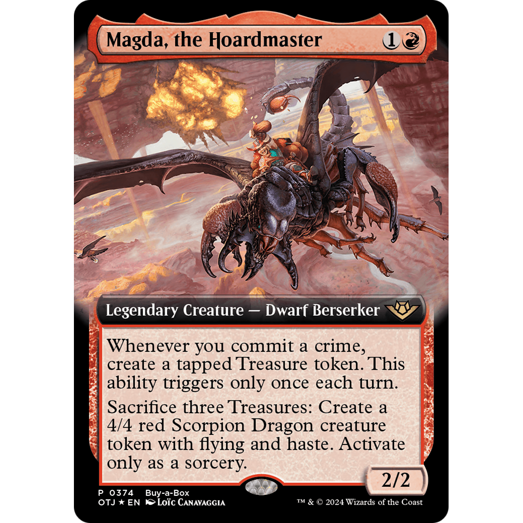 Magda, the Hoardmaster (BABP-374) - Outlaws of Thunder Junction Foil