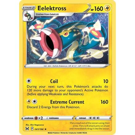 Eelektross 61/196 - SWSH11 Lost Origin Reverse Holofoil
