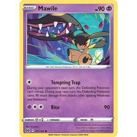 Mawile 71/196 - SWSH11 Lost Origin Reverse Holofoil