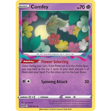 Comfey 79/196 - SWSH11 Lost Origin Reverse Holofoil