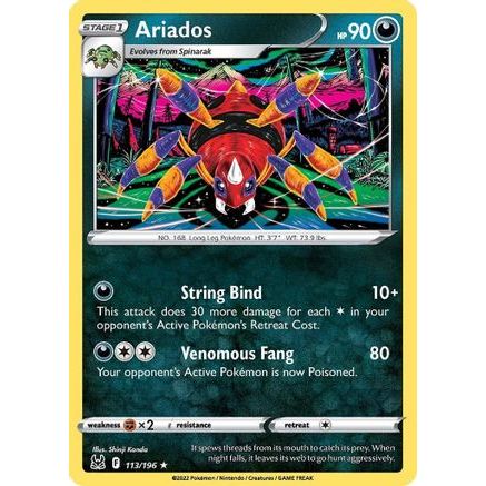 Ariados 113/196 - SWSH11 Lost Origin Reverse Holofoil