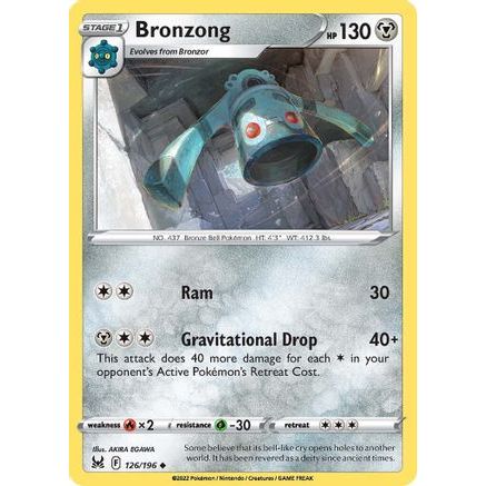 Bronzong 126/196 - SWSH11 Lost Origin Reverse Holofoil