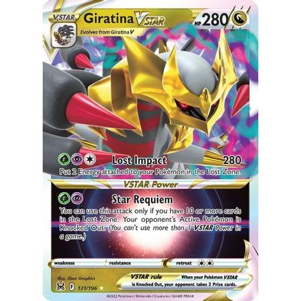 Giratina VSTAR 131/196 - SWSH11 Lost Origin Holofoil