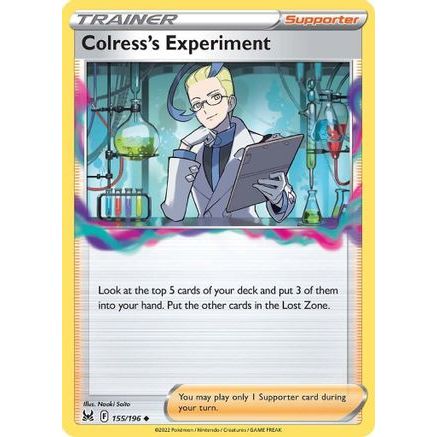 Colress's Experiment 155/196 - SWSH11 Lost Origin Reverse Holofoil