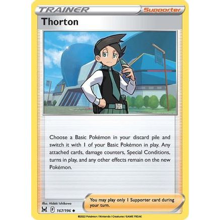 Thorton 167/196 - SWSH11 Lost Origin Reverse Holofoil