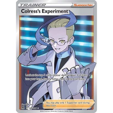 Colress's Experiment (Full Art) 190/196 - SWSH11 Lost Origin Holofoil