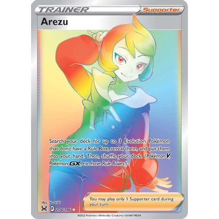 Arezu (Secret) 204/196 - SWSH11 Lost Origin Holofoil