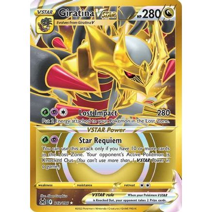 Giratina VSTAR (212) (Secret) 212/196 - SWSH11 Lost Origin Holofoil
