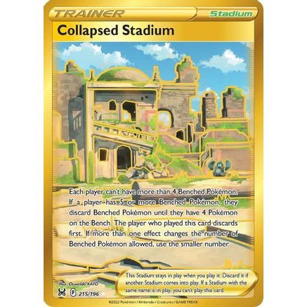 Collapsed Stadium (Secret) 215/196 - SWSH11 Lost Origin Holofoil