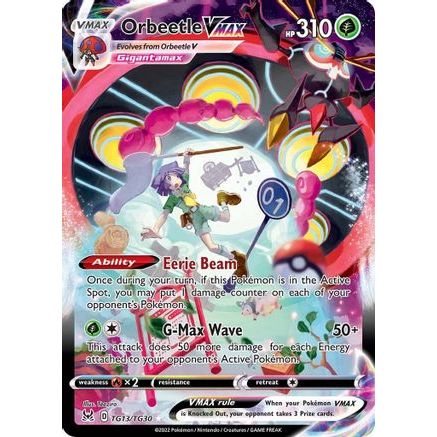 Orbeetle VMAX TG13/30 - SWSH11 Lost Origin Trainer Gallery Holofoil