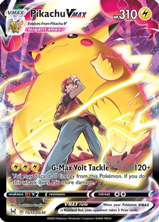 Pikachu VMAX TG17/30 - SWSH11 Lost Origin Trainer Gallery Holofoil