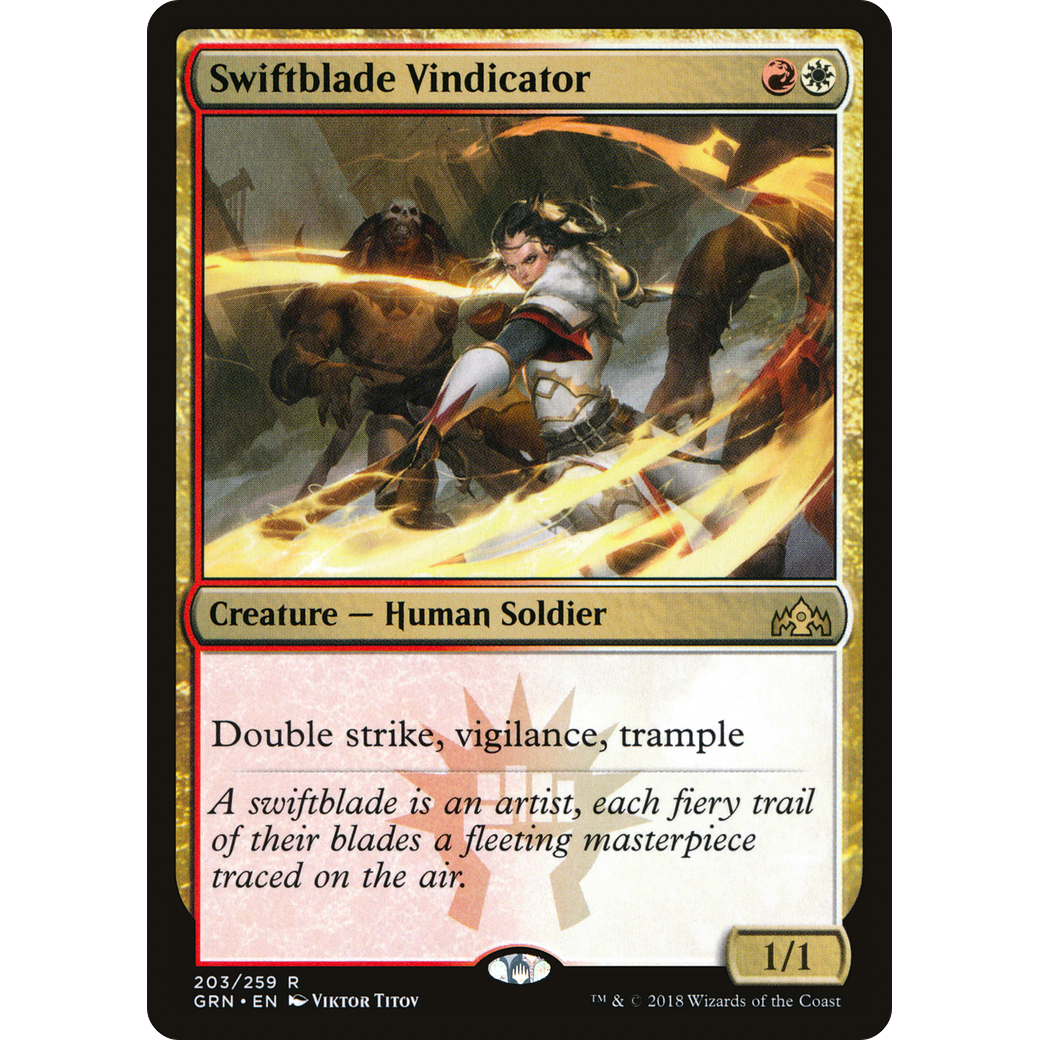 Swiftblade Vindicator (GRN-203) - Guilds of Ravnica Foil