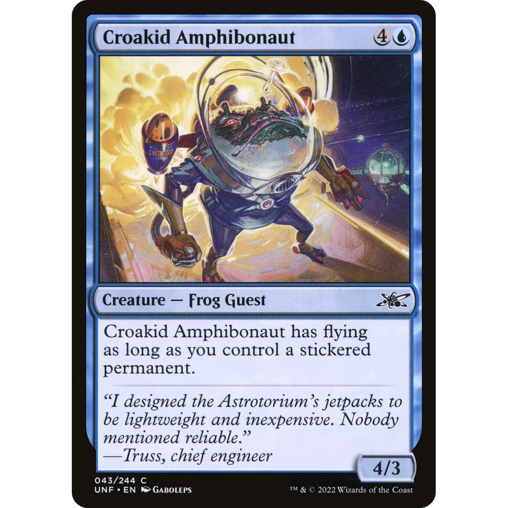 Croakid Amphibonaut (UNF-043) - Unfinity