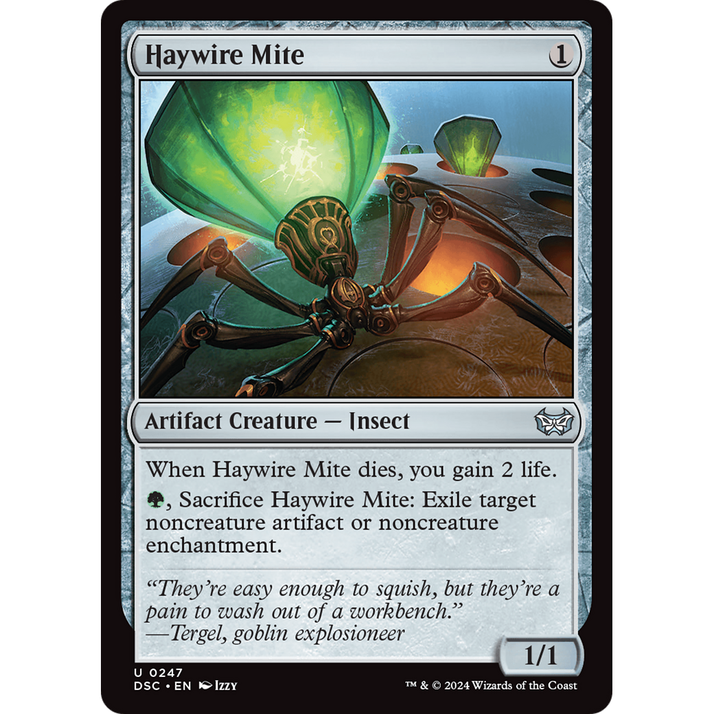Haywire Mite (DSC-247) - Duskmourn: House of Horror Commander
