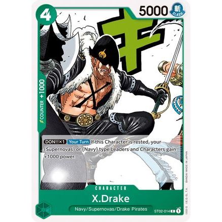 X.Drake (ST02-014) - Starter Deck 2: Worst Generation