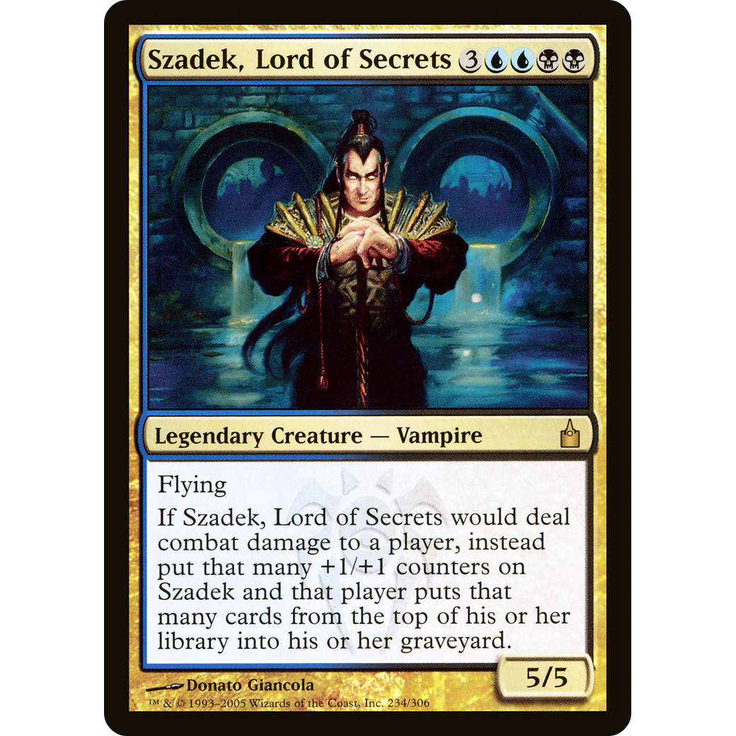 Szadek, Lord of Secrets (RAV-234) - Ravnica: City of Guilds