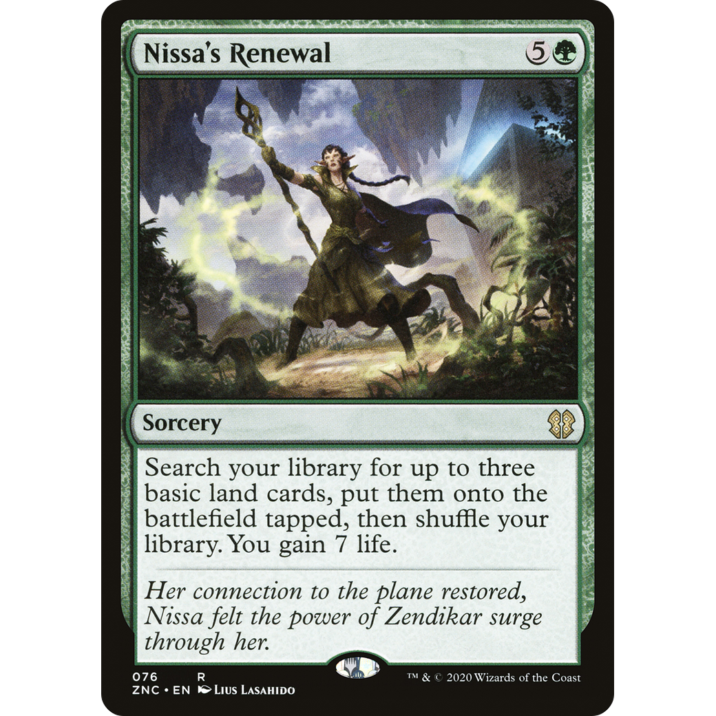 Nissa's Renewal (ZNC-076) - Zendikar Rising Commander