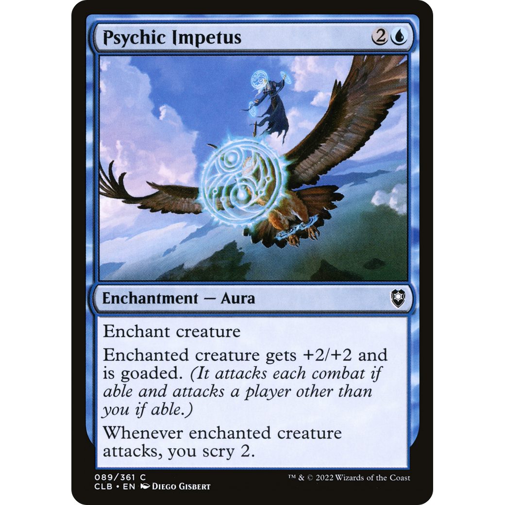 Psychic Impetus (CLB-089) - Commander Legends: Battle for Baldur's Gate Foil